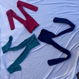 BlackMilk Sporty Striped Hosiery Set of 3 OSFA